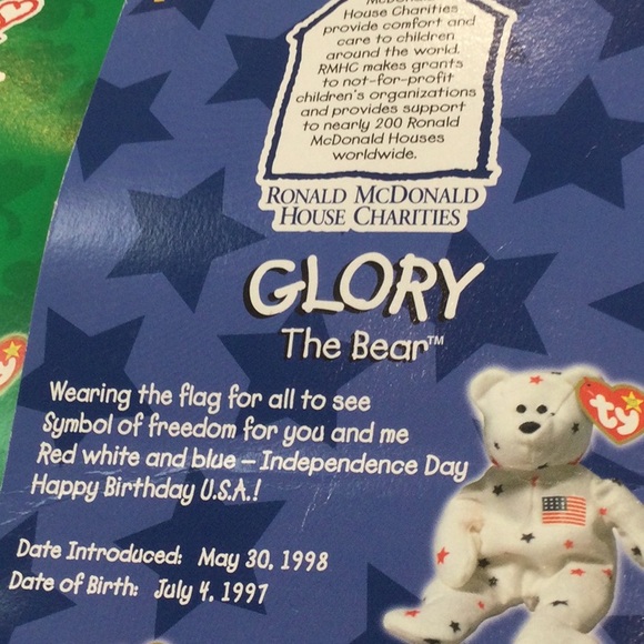 McDonald’s vintage collectible beanie babies bears 1999 set of four. New unused - Picture 10 of 10